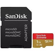 SanDisk MicroSDXC 1TB Extreme A2 UHS-I (V30) U3 + SD Adapter - Memory Card
