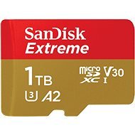 SanDisk MicroSDXC 1 TB Extrem A2 UHS-I (V30) U3 + SD-Adapter - Speicherkarte