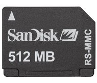 SanDisk Reduced Size MMC MultiMedia Card 512MB - Memory Card