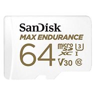 SanDisk microSDXC 64GB Max Endurance + SD adapter - Memóriakártya