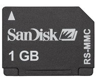 SanDisk Reduced Size MMC MultiMedia Card 1GB - Memory Card