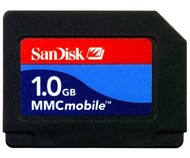 SanDisk Reduced Size MMCmobile MultiMedia Card 1GB Dual Voltage - Memory Card