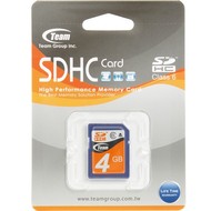 TEAM Secure Digital (SD) 4GB Turbo Class 6 - Memory Card