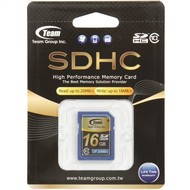 TEAM Secure Digital (SD) 16GB Turbo Class 10 - Memory Card