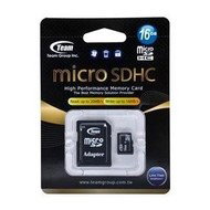 TEAM Micro Secure Digital (Micro SD) 16GB Class 6 - Memory Card