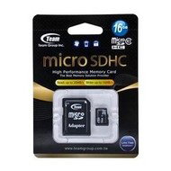 TEAM Micro Secure Digital (Micro SD) 16GB Class 10 - Memory Card