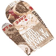 Bellatex Handkerchief Ema 28 × 18 cm 66/560, coffee bean - Oven Mitt