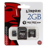 Kingston Micro SD 2GB + SD/Mini SD adaptér - Memory Card