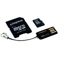 Kingston Micro SDHC 8GB Class 4 + SD adapter és USB olvasó - Memóriakártya