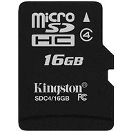 Kingston Micro SDHC 16GB Class 4 - Speicherkarte