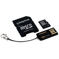 Kingston MicroSDHC 32 GB Class 10 + SD-Adapter und USB-Speicherkartenleser - Speicherkarte