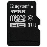 Kingston MicroSDHC 32GB Class 10 UHS-I - Memory Card