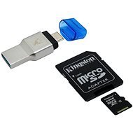 Kingston MobileLite Duo 3C + Kingston Micro SDXC 64GB Class 10 UHS-I + SD adaptér - Kártyaolvasó