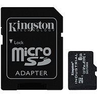 Kingston MicroSDHC 8GB Industrial + SD Adapter - Memory Card