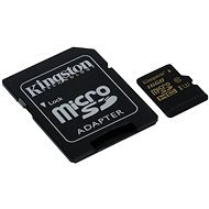 Kingston MicroSDHC 16GB UHS-I U3 + SD Adapter - Memory Card
