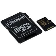 Speicherkarte Kingston MicroSDXC 64 GB UHS-I U3 + SD-Adapter - Speicherkarte