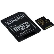 Kingston MicroSDXC 64GB UHS-I U3 + SD Adapter - Memory Card