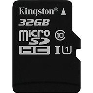 Kingston MicroSDHC 32GB UHS-I U1 - Memóriakártya