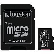 Kingston Canvas Select Plus micro SDXC 64GB Class 10 UHS-I + SD Adapter - Speicherkarte