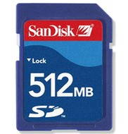 SanDisk Secure Digital 512MB - Memory Card
