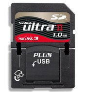 SanDisk Ultra II Plus USB Secure Digital 1GB - Memory Card