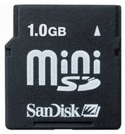 SanDisk Mini Secure Digital 1GB - Memory Card