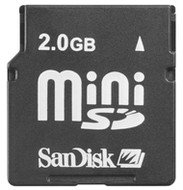 SanDisk Mini Secure Digital 2GB - Speicherkarte
