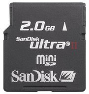 SanDisk Mini Secure Digital 2GB Ultra II 60x - Memory Card