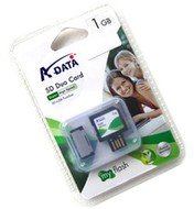Paměťová karta ADATA Secure Digital Duo 1GB HiSpeed 150x - Pamäťová karta
