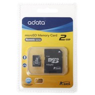 A-DATA Micro SD 2GB + SD adapter - Speicherkarte