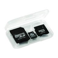 microSDHC 4GB a miniaturní čtečka ADATA včetně SD a miniSD adaptéru - Memory Card