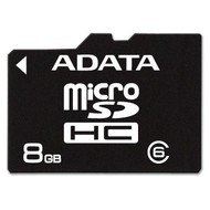 A-DATA Micro SDHC 8GB Class 6 - Speicherkarte