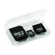 A-DATA Micro Secure Digital 8GB + SD and miniSD adapter - Memory Card