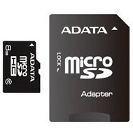 ADATA MicroSDHC 8GB Class 10 + SD adaptér - Pamäťová karta