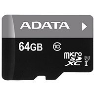 ADATA MicroSDXC 64 GB UHS-I Class 10 + OTG-Speicherkartenleser - Speicherkarte