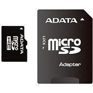 ADATA Micro SDHC 16GB Class 4 + SD Adaptor - Memory Card