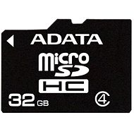 ADATA Micro SDHC 32GB Class 4 - Memory Card