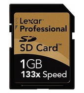 LEXAR Secure Digital 1GB Professional 133x - Memory Card