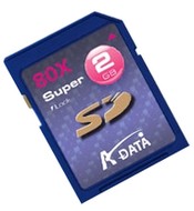 ADATA Secure Digital 2GB HiSpeed 80x - Memory Card