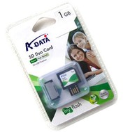 Paměťová karta ADATA Secure Digital Duo 2GB HiSpeed 150x - Memory Card