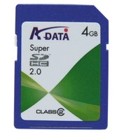 Paměťová karta ADATA Secure Digital SDHC 4GB - Memory Card