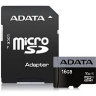 ADATA Premier Pro V30S mikro SDHC 16GB UHS-I U3 + SD adapter - Memóriakártya