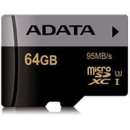 ADATA Premier Micro SDXC 64 GB UHS-I U3 Class 10 - Pamäťová karta
