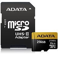ADATA Premier ONE Micro SDXC 256GB USH-II U3 Class 10 + SD adapter - Memóriakártya
