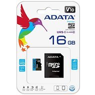 ADATA Premier MicroSDHC 16GB UHS-I Class 10+SD Adapter - Memóriakártya
