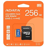 ADATA MicroSDXC 256GB Premier + SD adapter - Memory Card