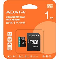 ADATA MicroSDXC 1TB Premier Pro + SD adapter - Memory Card