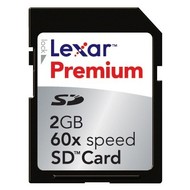 LEXAR Secure Digital 2GB Premium 60x - Memory Card
