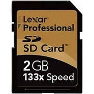 LEXAR Secure Digital 2GB Professional 133x - Memory Card
