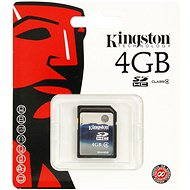 Kingston SDHC 4GB Class 4 - Pamäťová karta